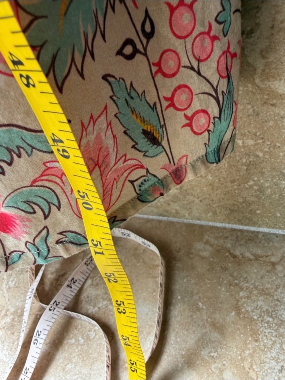 Boden Gardenia Whirl Floral Cotton Midi Dress Pockets Smocked US 16/18 - Picture 13 of 13